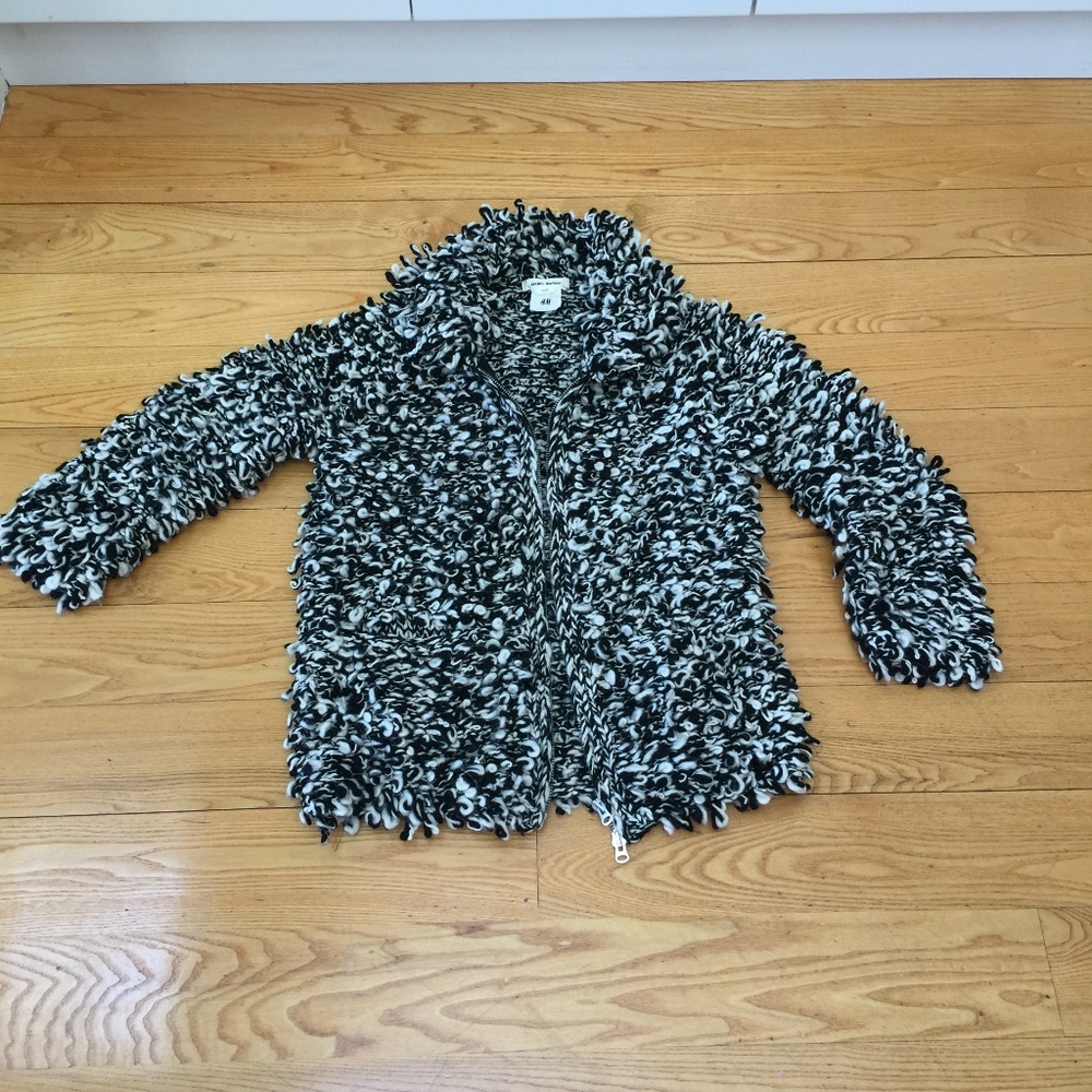 Isabel Marant x H&M Shaggy Boho zip Jacket Small